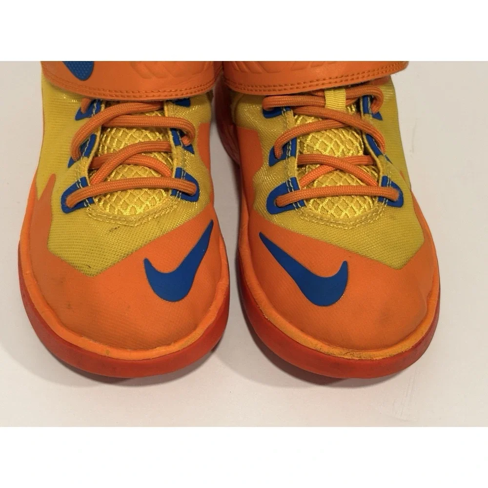 Nike Zoom Hyperrev Total Orange Yellow Blue 653646-700 Size 2Y Lebron‎ Sneakers